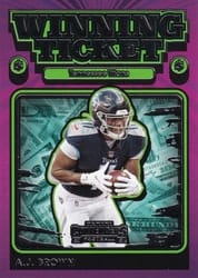 2021 Panini Contenders Winning Ticket A.J. Brown #WT-ABR card