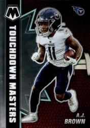 2021 Panini Mosaic Touchdown Masters A.J. Brown #10 card