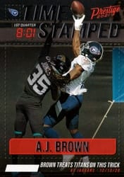 2021 Panini Prestige Time Stamped A.J. Brown #TS-AB card