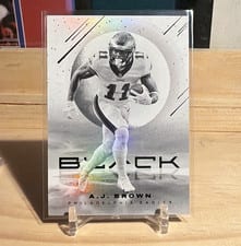 2022 Panini Black White Night A.J. Brown #WN-13 card