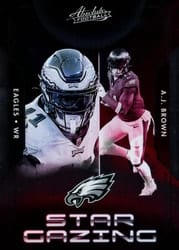 2023 Panini Absolute Star Gazing A.J. Brown #SG-14 card