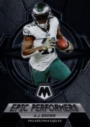 2023 Panini Mosaic Epic Performers A.J. Brown #EP-AB card