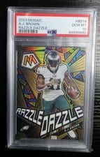 2023 Panini Mosaic Razzle Dazzle A.J. Brown #RD-14 card