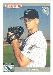2004 Topps Total Base Set A.J. Burnett #560 card