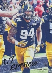 2020 Panini Luminance Base Set A.J. Epenesa #135 card