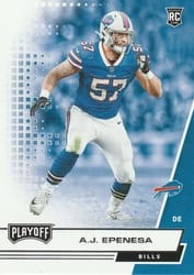 2020 Panini Playoff Base Set A.J. Epenesa #294 card