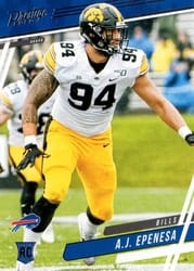 2020 Panini Prestige Base Set A.J. Epenesa #201 card