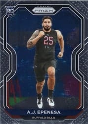 2020 Panini Prizm Base Set A.J. Epenesa #313 card