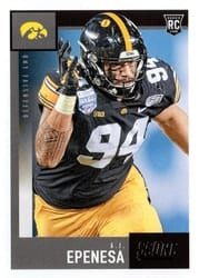 2020 Score Base Set A.J. Epenesa #337 card