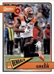 2018 Panini Classics Base Set A.J. Green #21 card