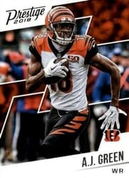 2018 Panini Prestige Base Set A.J. Green #8 card