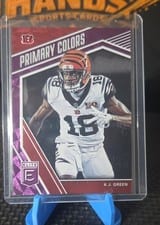 2019 Panini Donruss Elite Primary Colors A.J. Green Purple #PC-4 card