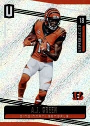 2019 Panini Unparalleled Base Set A.J. Green #36 card