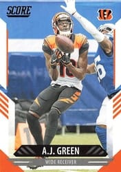2021 Score Base Set A.J. Green #101 card