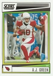 2022 Score Base Set A.J. Green #143 card