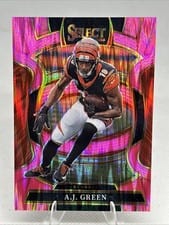 2025 Panini Select A.J. Green Red Blue Prizm Shock #99 card