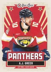 2025-26 O-Pee-Chee Base Retro A.J. Greer #197 card