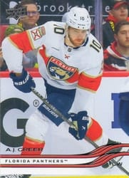 2025-26 Upper Deck Base Set A.J. Greer #322 card