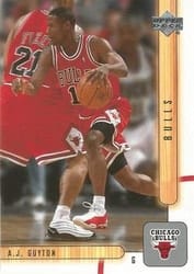 2001-02 Upper Deck Base Set A.J. Guyton #19 card
