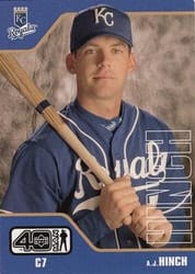 2002 Upper Deck 40-Man Base Set A.J. Hinch #318 card