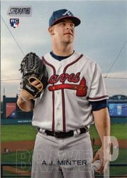 2018 Stadium Club Base Set A.J. Minter #67 card