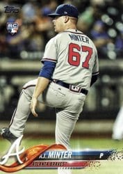 2018 Topps Base Set A.J. Minter #514 card