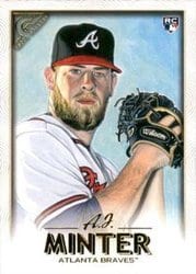 2018 Topps Gallery Base Set A.J. Minter #6 card