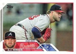2023 Topps Base Set A.J. Minter #159 card
