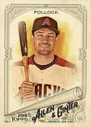 2018 Topps Allen & Ginter Base Set A.J. Pollock #98 card