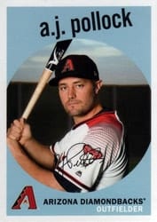 2018 Topps Archives Base Set A.J. Pollock #82 card