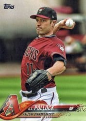 2018 Topps Base Set A.J. Pollock #216 card