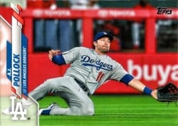 2020 Topps Base Set A.J. Pollock #641 card