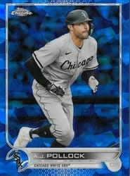 2022 Topps Chrome Update Sapphire Edition Base Set A.J. Pollock #US204 card