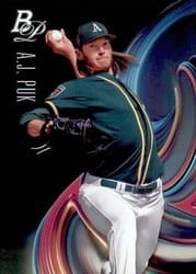 2018 Bowman Platinum Top Prospects A.J. Puk #TOP-7 card