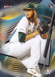 2020 Finest Base Set A.J. Puk #30 card