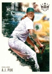 2020 Panini Diamond Kings Base Set A.J. Puk #128 card