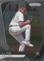 2020 Panini Prizm Base Set A.J. Puk #194 card
