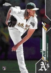 2020 Topps Chrome Base Set A.J. Puk #116 card