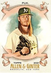 2021 Topps Allen & Ginter Base Set A.J. Puk #322 card