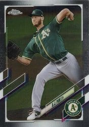 2021 Topps Chrome Base Set A.J. Puk #90 card