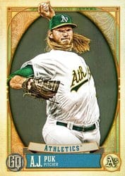 2021 Topps Gypsy Queen Base Set A.J. Puk #183 card