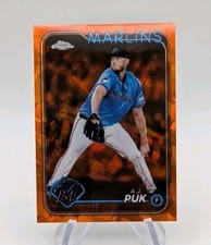2024 Topps Chrome Update Sapphire Edition Base Set A.J. Puk #USCS330 card