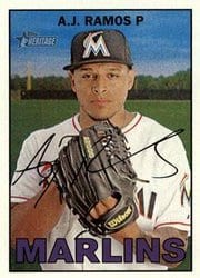 2016 Topps Heritage Base Set A.J. Ramos #248 card