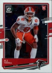 2020 Donruss Optic Base Set A.J. Terrell #105 card