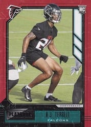 2020 Panini Playbook Base Set A.J. Terrell #171 card
