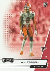 2020 Panini Playoff Base Set A.J. Terrell #280 card