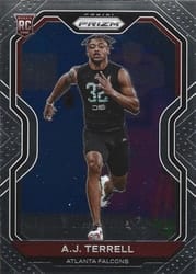 2020 Panini Prizm Base Set A.J. Terrell #346 card