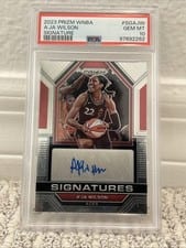 2023 Panini Prizm WNBA Signatures A'ja Wilson #SG-AJW