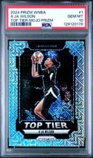 2024 Panini Prizm WNBA Top Tier A'ja Wilson #1 card