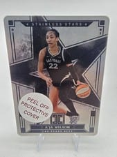 2025 Panini Impeccable WNBA Stainless Stars A'ja Wilson #9 card